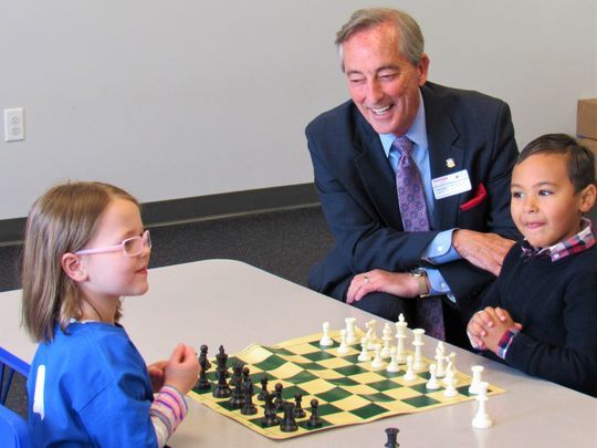 Press: Checkmate! Tykes take to chess at Goddard School